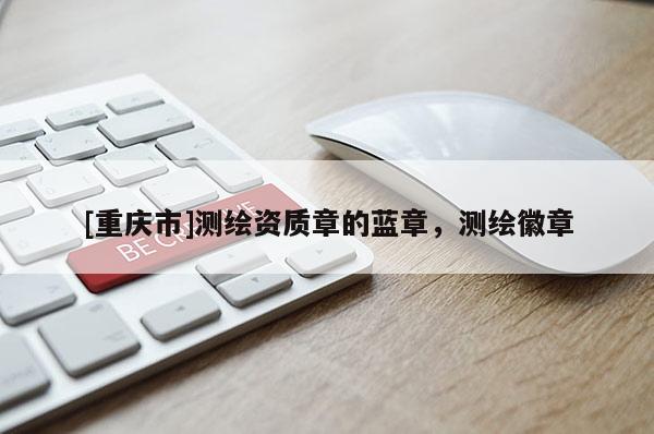 [重慶市]測繪資質章的藍章，測繪徽章